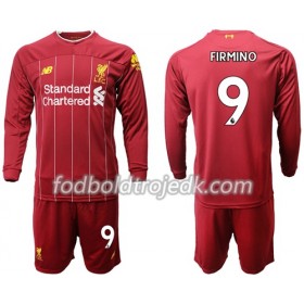 Liverpool Firmino 9 Børn Hjemme 2019/20 - Fodboldtrøjer(L/S)